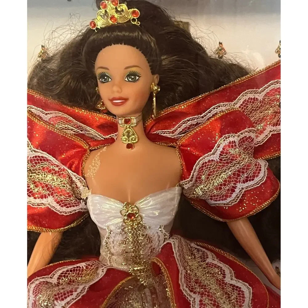1997 Barbie Happy Holidays Brunette Special Edition New